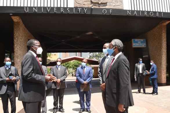 Insights on Robust Data Management- Hon. Justice David K. Maraga Chief Justice and President of Supreme Court of Kenya tours UoN 